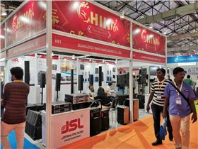 JSL沐鸣2音响出席印度孟买PALM Expo India 2019